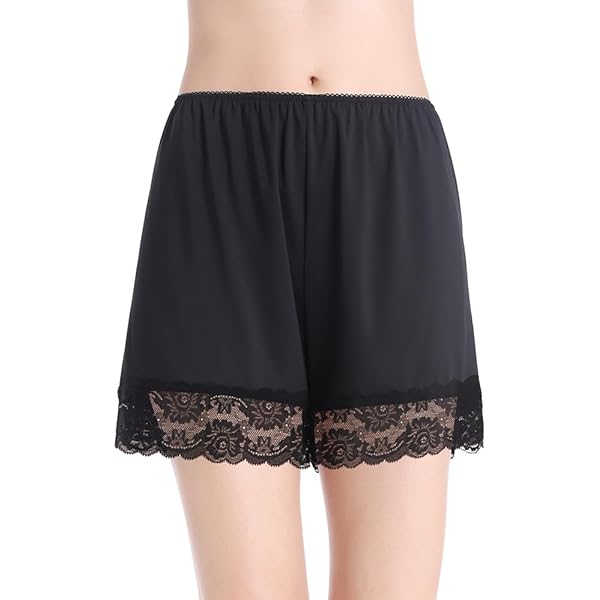 Lace Half Slip Skirt Extender (Black, Small) at Amazon Women's Clothing  store