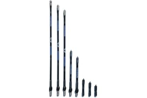 AMEYXGS Archery Bow Stabilizer 3/4/5/10/12/26/28/30 inch Carbon Fiber Bow Balance Bar Stalizer Rod Extension Pole Rod Bow Stabilizer Weight Silencer Damping for Recurve Bow and Compound Bow