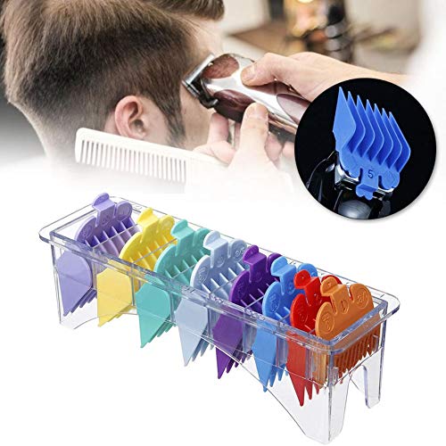 Professional Hair Clipper Guards Guide Combs, 8 Color Coded 1/8'' to 1