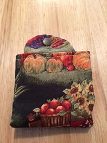 Handmade Tea Bag Wallet Carrier by Specialtea Teas Fall Theme