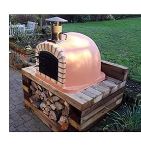 Horno de leña para exterior, 90 cm: Amazon.es: Jardín