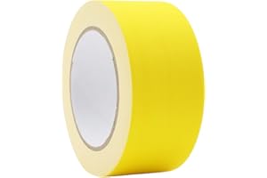 ROSEUP Gaffer Tape, Heavy Duty Gaffers Tape, Non-Reflective, Multipurpose. 2 Inches x 30 Yards, Yellow