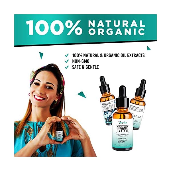 Natural Mullein Ear Wax Removal Oil & Cleaner with Garlic Pain