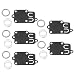 Buckbock 5PCS Carburetor Diaphragm Gasket kit for 2hp Thru 5hp Engines Briggs & Stratton 270026 272538 272538S 272637 4157 4168 5021 5021K 690766 221377 Spring Cap primary