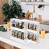 Rotating Spice Rack Plastic Seasoning Spice Jar Rack Storage 2 Tier Pull Out Kitchen Cabinet Organiser Slide Salt Bottle…