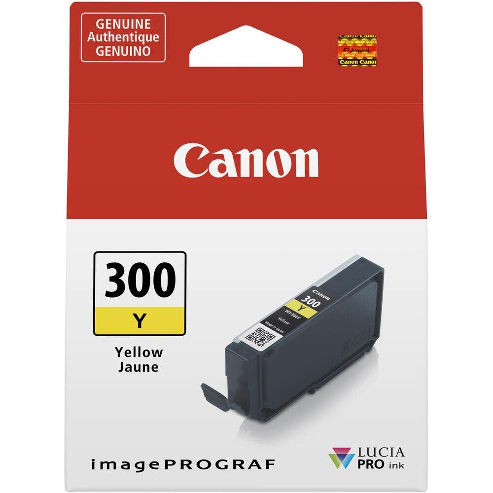 Canon PFI-300 Y - Yellow - original - ink tank - for imagePROGRAF PRO-300