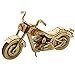 Bitopbi 3D Wooden Puzzles Laser Engraving DIY Safe Assembly Constructor Kit Toy for Teens and Adults (Motorcycle)