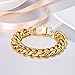 PROSTEEL Chunky Gold Bracelet Miami Cuban Link Chain HipHop Jewelry Rocker Biker Rapper Bracelets