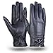 Women Winter Waterproof Leather Gloves for Driving Texting Touch Screen Gloves