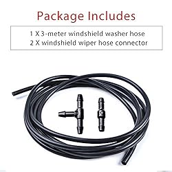 OTUAYAUTO Windshield Washer Hose Kit, Universal