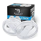 2 Splash Proof 30 OZ YETI Lids, RTIC and other tumblers, With Slider Closure, Spill Resistant, by BAYZI