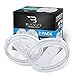 2 Splash Proof 30 OZ YETI Lids, RTIC and other tumblers, With Slider Closure, Spill Resistant, by BAYZI
