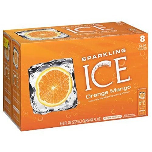 Sparkling Ice, Orange Mango, 8 Ounce, 8 Count