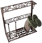 Esschert Design Boot Rack/Scraper for 2 pairs of boots