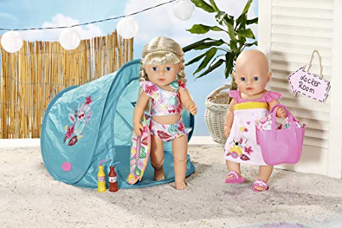 BABY born Urlaubs-Set mit Strandmuschel und Strandbekleidung für 43 cm Puppen, 829257 Zapf Creation – Bild 7