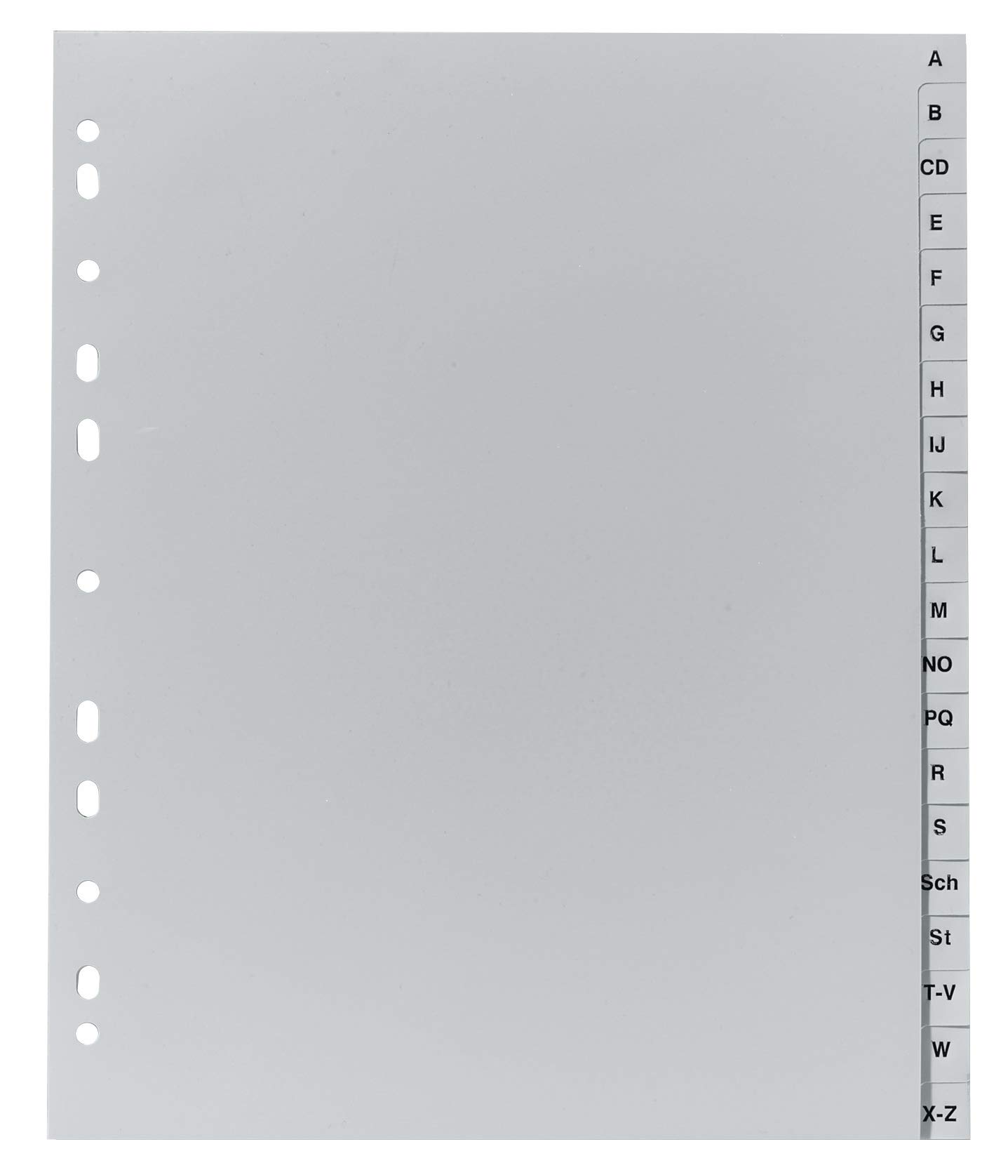 Exacompta Ref 1920B Divider PP Grey A4 + 20P A-Z Deutsch