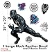 WALL PALZ Black Panther 22' Vinyl Wall Decal - Augmented Reality Interaction - Marvel Decor for Kids' Room