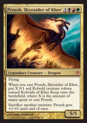 Magic: the Gathering - Prossh, Skyraider of Kher (204/249) - Commander 2013