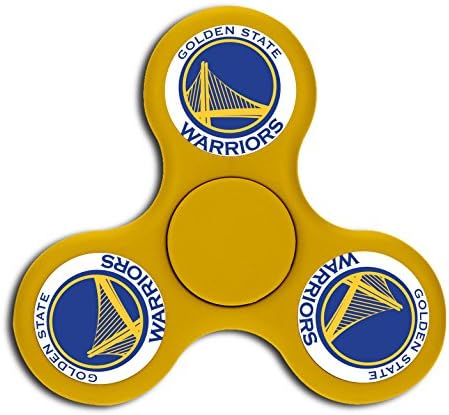 Golden State-Curry-Warriors Triangle High-speed Finger Fidget Spinners Toy for ADD, ADHD, Anxiety, Adult &amp; Children