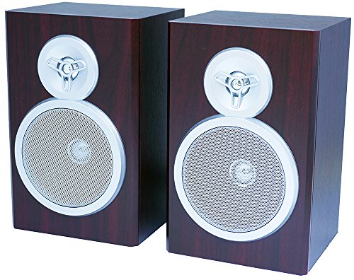 Boytone-BT-28SPS-Bluetooth-Classic-Style-Record-Player-Turntable-with-AMFM-Radio-Cassette-Player-CD-Player-2-Separate-Stereo-Speakers-Record-Vinyl-Radio-Cassette-to-MP3-SD-Slot-USB-AUX