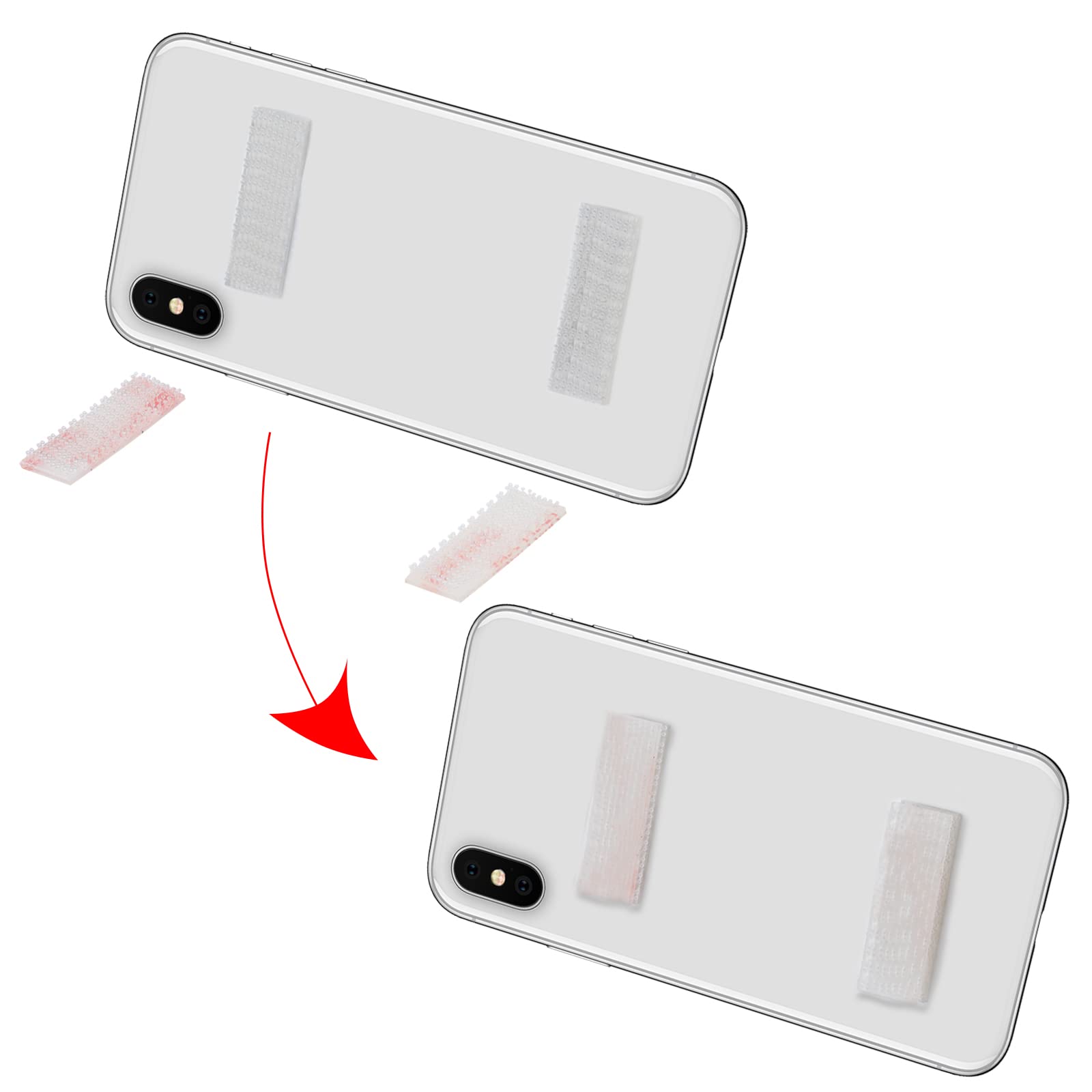 Adhesive Strips Tag Tape Mounting Kit for EZ Pass, IPass, Office, Home