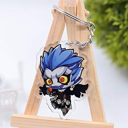 Amazon Com Momoso Store Death Note Keychain Cute Double Sided Ryuk L Key Chain Pendant Anime Accessories Cartoon Key Ring 01pcs Home Improvement