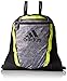 adidas Unisex Rumble II Sackpack, Onix Jersey/Black/Semi Solar Yellow, ONE SIZE