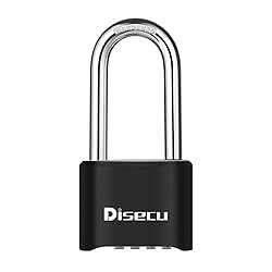 1 Pack disecu 4-Digit Heavy Duty Combination Lock