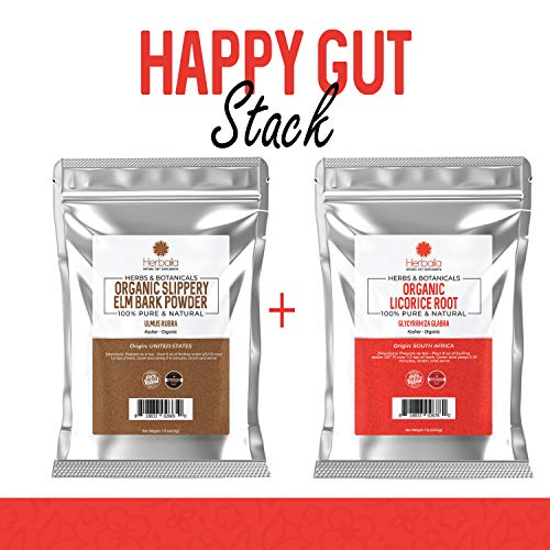 image for Herbaila Licorice Root Tea 1Lb (Supports Digestive Health) Loose Cut a