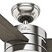 Hunter 54in Contemporary Ceiling Fan with Remote Control in Brushed Nickel (Renewed)
