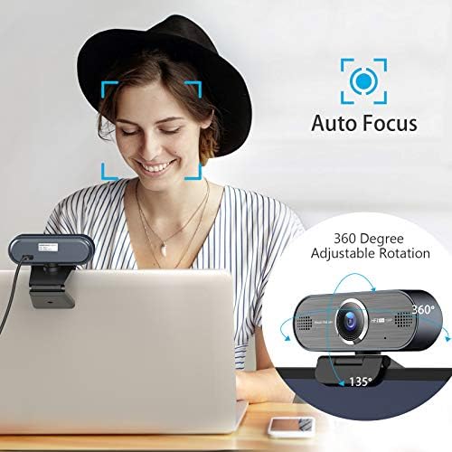 Web Camera, HD Streaming Webcam 1080P 60FPS, Laptop Desktop Computer Camera with Noise Reduction Microphone, Compatible with Zoom/Skype/Facetime/Teams/OBS, for Recording, Calling, Conferencing, Gaming 4 Web Camera, HD Streaming Webcam 1080P 60FPS, Laptop Desktop Computer Camera with Noise Reduction Microphone, Compatible with Zoom/Skype/Facetime/Teams/OBS, for Recording, Calling, Conferencing, Gaming