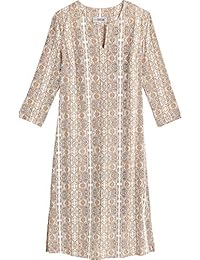 Coolibar - Túnica larga para mujer con protección solar UPF 50+