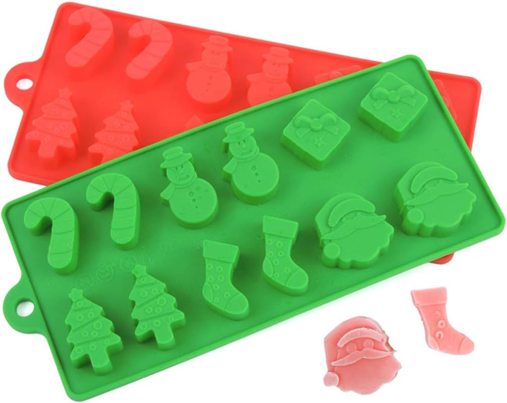 Patisserie Moules A Bonbons Et Chocolat Ampliarambientes Com Br Leamalls 1 Moule Silicone Noel Fait A La Main Gateaux Jelly Ice Gateau Chocolat Glacons Biscuits Bagels Cupcakes Et Muffins Savon Patisserie Moules Cuisine