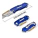 WORKPRO Folding Heavy Duty Utility Knife and Utility Shear Quick-release Snip Combo 10 Extra Standard Blades Included