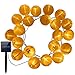 AMIR Solar Powered String Lights Lantern, 20 LED 16ft Length, Starry String,Globe Lights, Indoor/Outdoor Waterproof Solar Decoration Lights for Gardens, Home, Dancing, Party (Warm White)