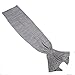 YUSHOP Adults Womens Crochet Knitted Mermaid Tail Blankets, Bedroom Sofa Sleeping Bags Blanket #08
