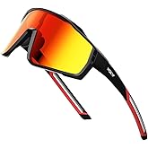 WGKVP Polarized Sports Sunglasses for Men and Women, UV400 Protection, Running and Cycling glasses