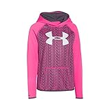 Under Armour Women's Armour Fleece Printed Big Logo Hoodie, Rebel Pink (652), Youth X-Small