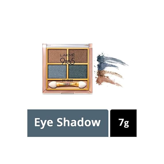 Buy LakmÃ© 9 to 5 Eye Color Quartet Eye Shadow, Smokey Glam, 7 g Online