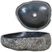Daonanba Basin River Stone Oval Bathroom Sink Basin Stable Fashion Vessel Sink (18.1