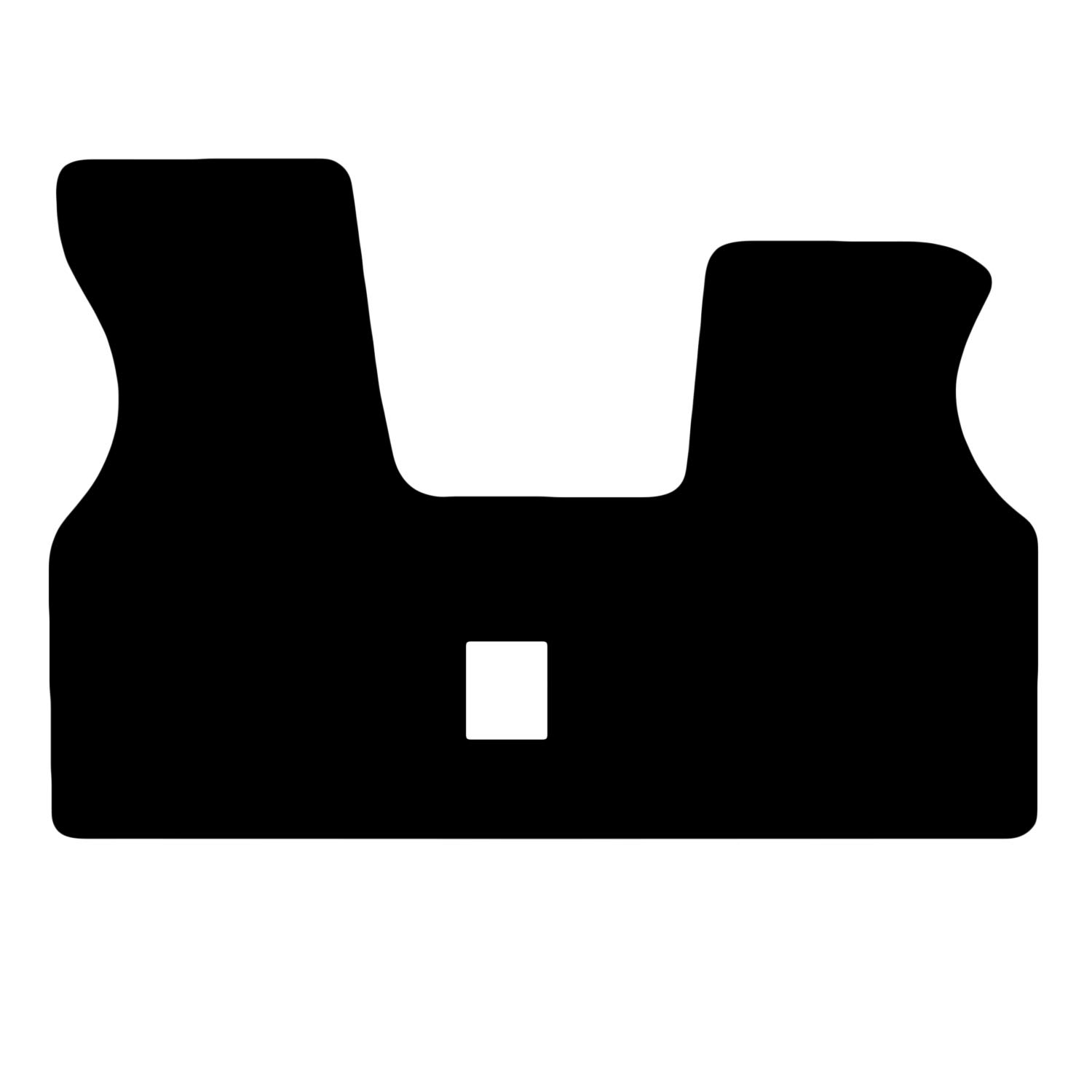 Carsio Carpet Car Mats For VW Transporter T4 1 Piece Set Tailored Fit Floor Mat Complete Accessory Black Custom Fitted - All Weather, Anti-Slip Backing & Black Trim