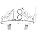 BABEYOND Crystal Birthday Tiara Crown Princess Birthday Crown Hair Accessories Happy 18th Birthday Crown Tiara for Women (18 Birth)