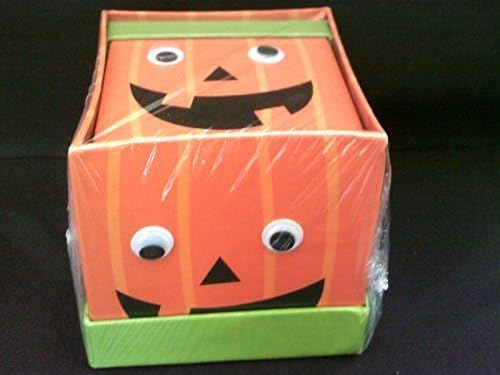 Halloween 2 Pumpkin Treat Boxes with Moving Eyes