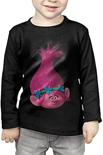 Toddler's Movie Trolls Poppy Pink Long Sleeve T Shirt 3 Toddler Black