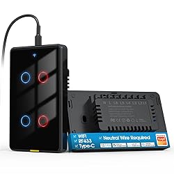 SMATRUL Smart Wall Light Switch with USB C