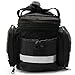 Bicycle Cycling Back Seat Bag Kapoo Waterproof Bicycle Bag Outdoor Multi-functional Oxford Bike Bag with Rainproof Cover,Durable,Convenient,Easy to Install[1 Year Warranty]