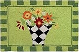 Harlequin Flower Vase Doormat-JellyBean Rug