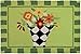 Harlequin Flower Vase Doormat-JellyBean Rug
