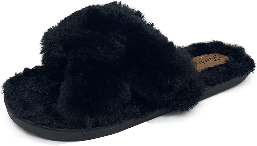 fun fur slippers