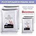 4 Pairs Exfoliating Foot Masks 2 Pairs+ Moisturizing Foot Masks 2 Pairs for Callus Dead Skin Foot Peel Mask Repair Rough Heels Xmas Christmas Gift for Women & Men(Lavender)